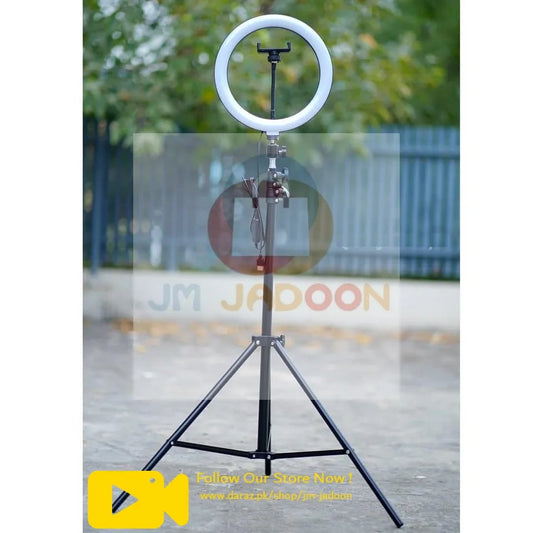 26CM Selfie LED Ring Light 7 Feet Tripod Stand