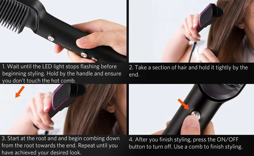 2 in 1 Electric Hair Straightener