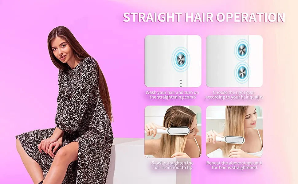 2 in 1 Electric Hair Straightener