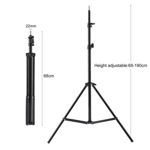 26CM Selfie LED Ring Light 7 Feet Tripod Stand